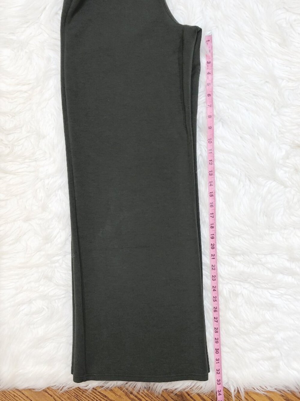 TALL - SPANX AirEssentials Wide Leg Pant 50239T in Dark Palm (Green) MT - Picture 9 of 13